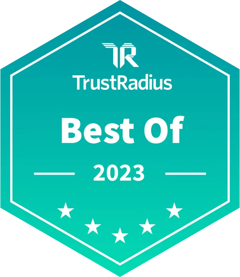 TrustRadius 2023 Best Value for Price badge