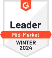 G2 Winter 2024 Mid-Market Leader badge