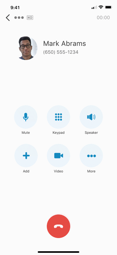 flipping a call between devices