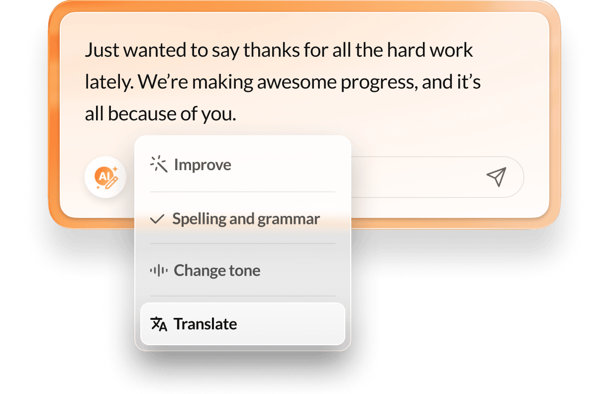 RingEX also offers AI-powered translations.