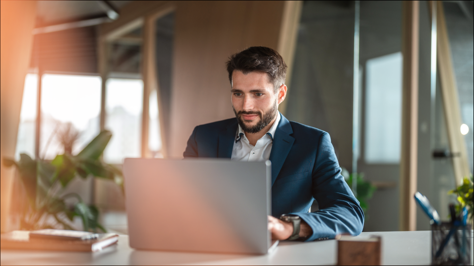Lawyer reviewing AI investment options for better communications