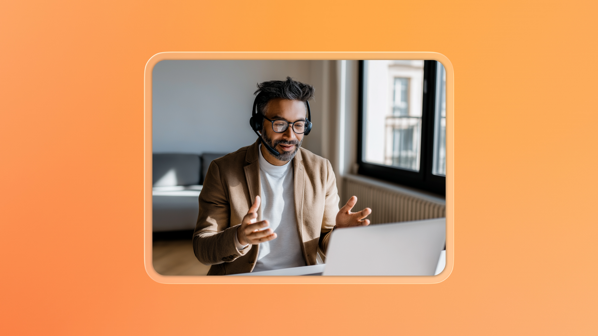 remote worker using RingCentral as Zoom alternative