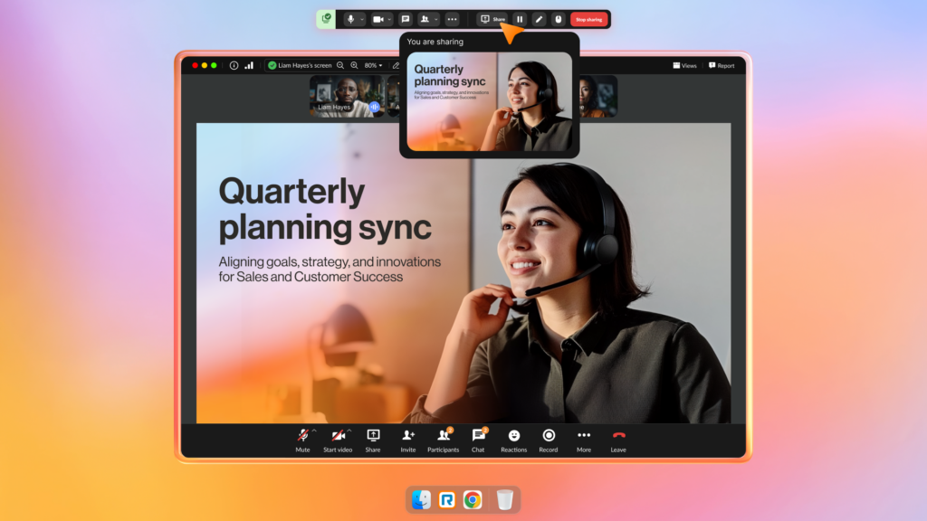 RingCentral Video dual-display support