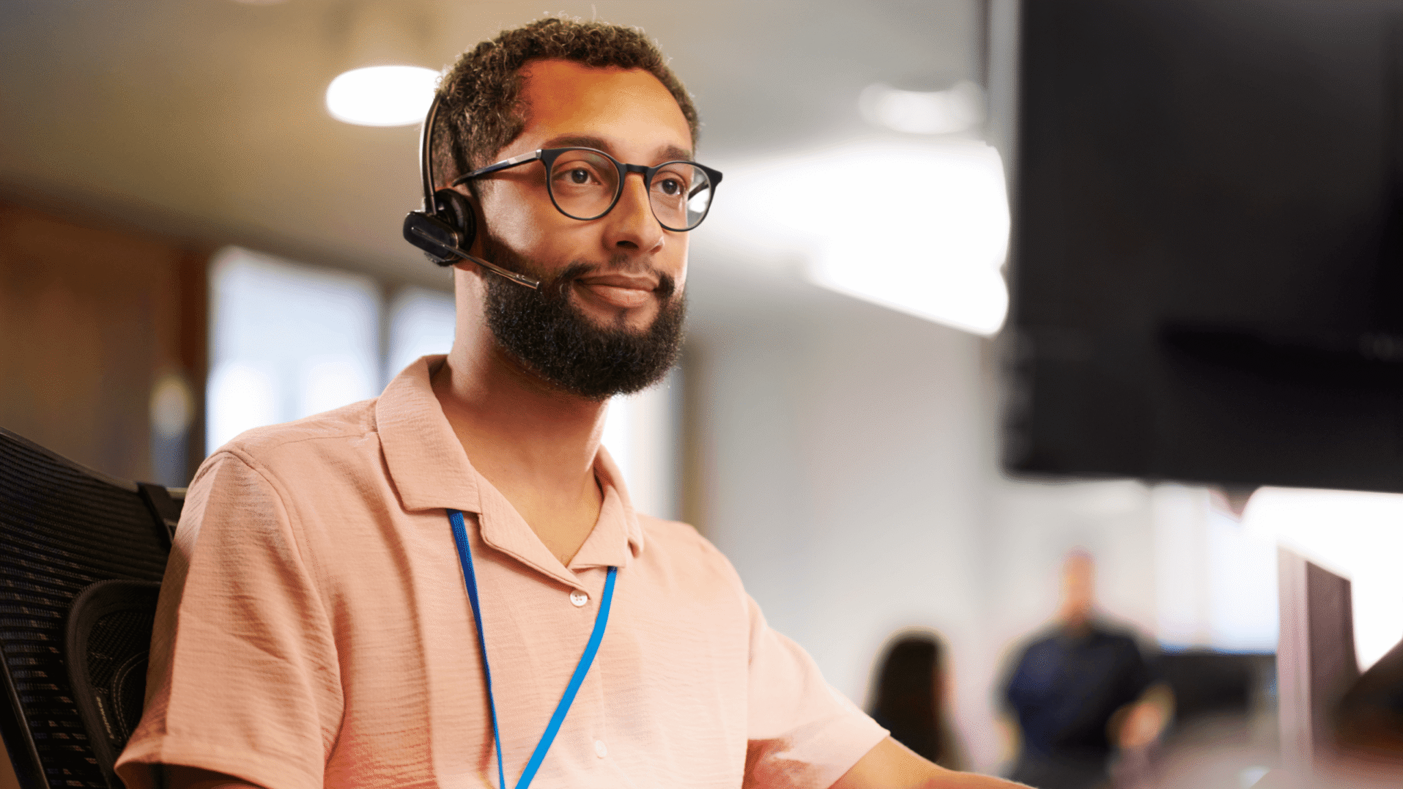 A supervisor using RingCX for contact center automation