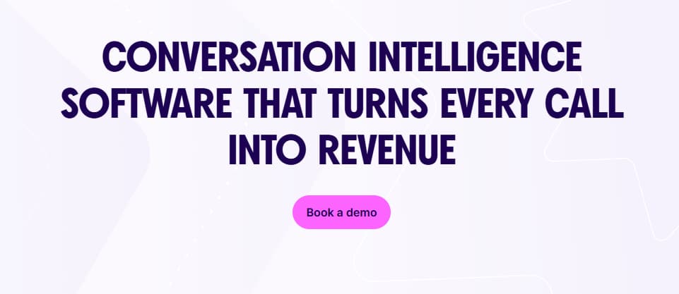 Gong revenue intelligence platform for sales call recording and deal tracking.