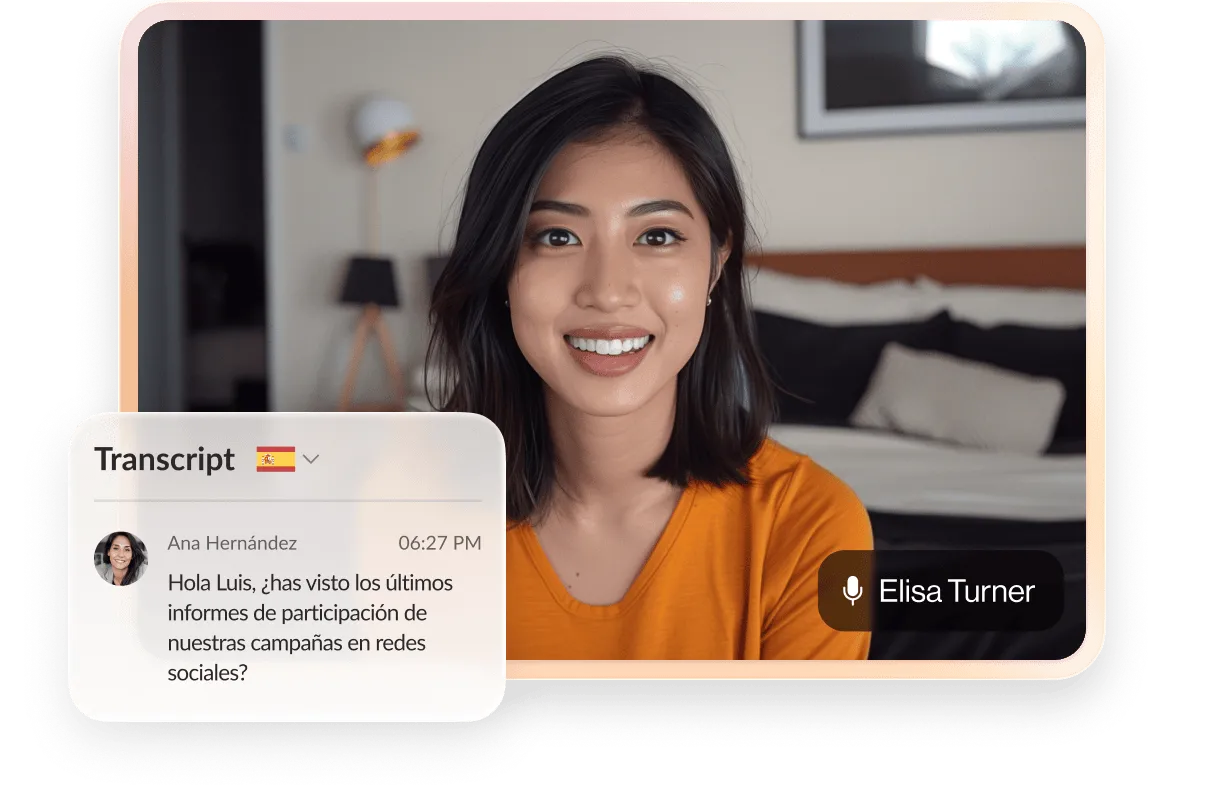 RingCentral Video transcribes and translates video calls in real time