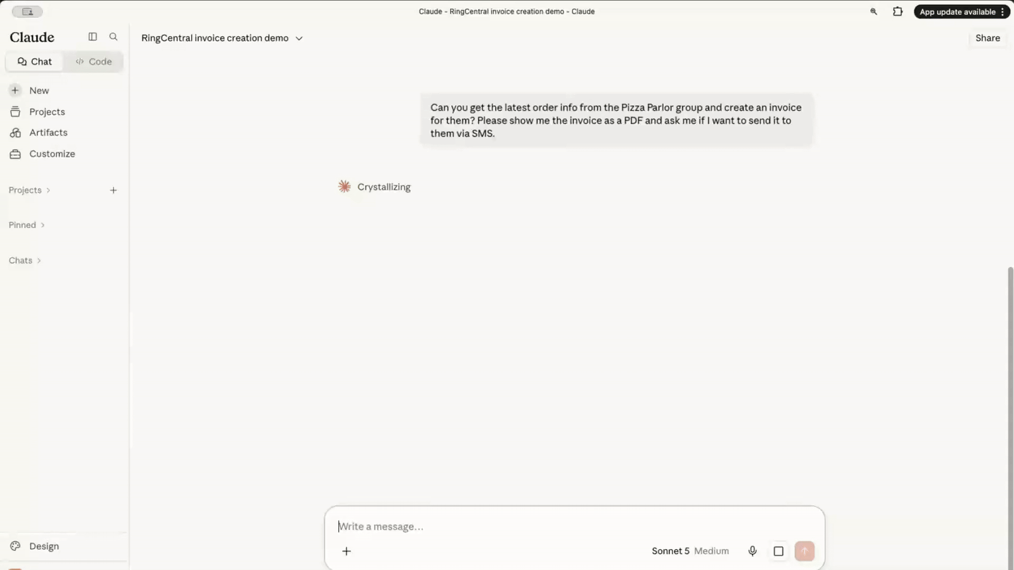 RIngCentral Claude for Small Business