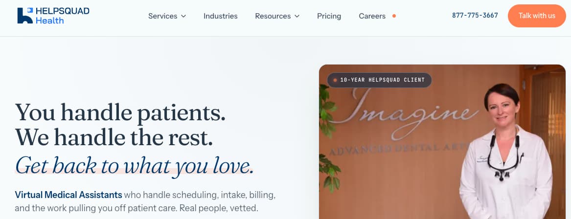 HelpSquad Health is a US-based outsourced medical answering service