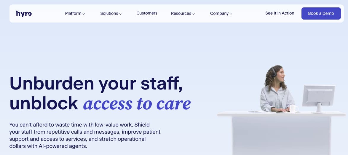 Hyro’s AI agents assist healthcare staff with customer support, scheduling, and more