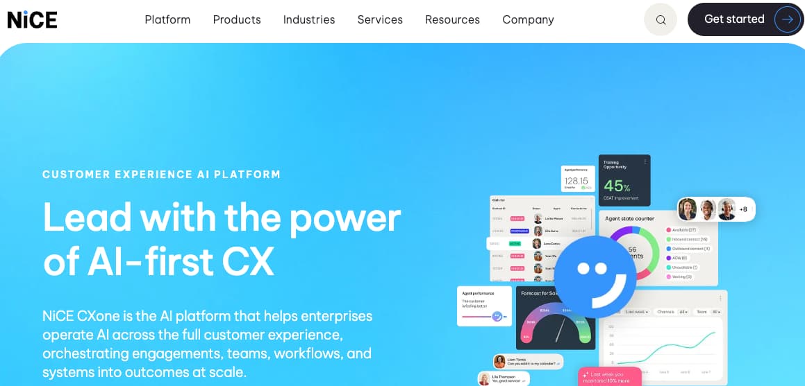 NiCE CXone is a highly customizable customer experience platform