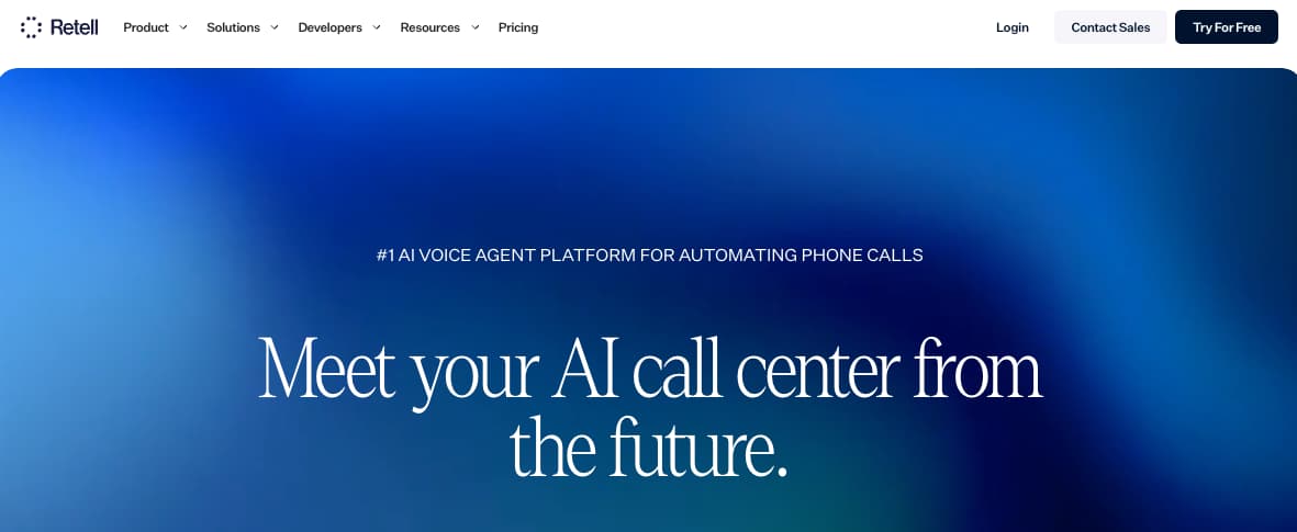 Retell AI lets you build, deploy, and manage your own AI voice agents
